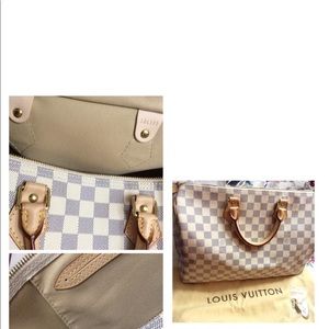 Louis Vuitton Azur Speedy 35. No longer Available.